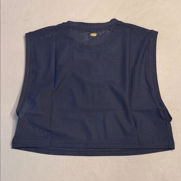 NWT Peloton Basketball Mesh Crew Neck Muscle Tank Indigo - Picture 3 of 5